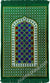 Green Prayer with Stain Glass Mihrab
