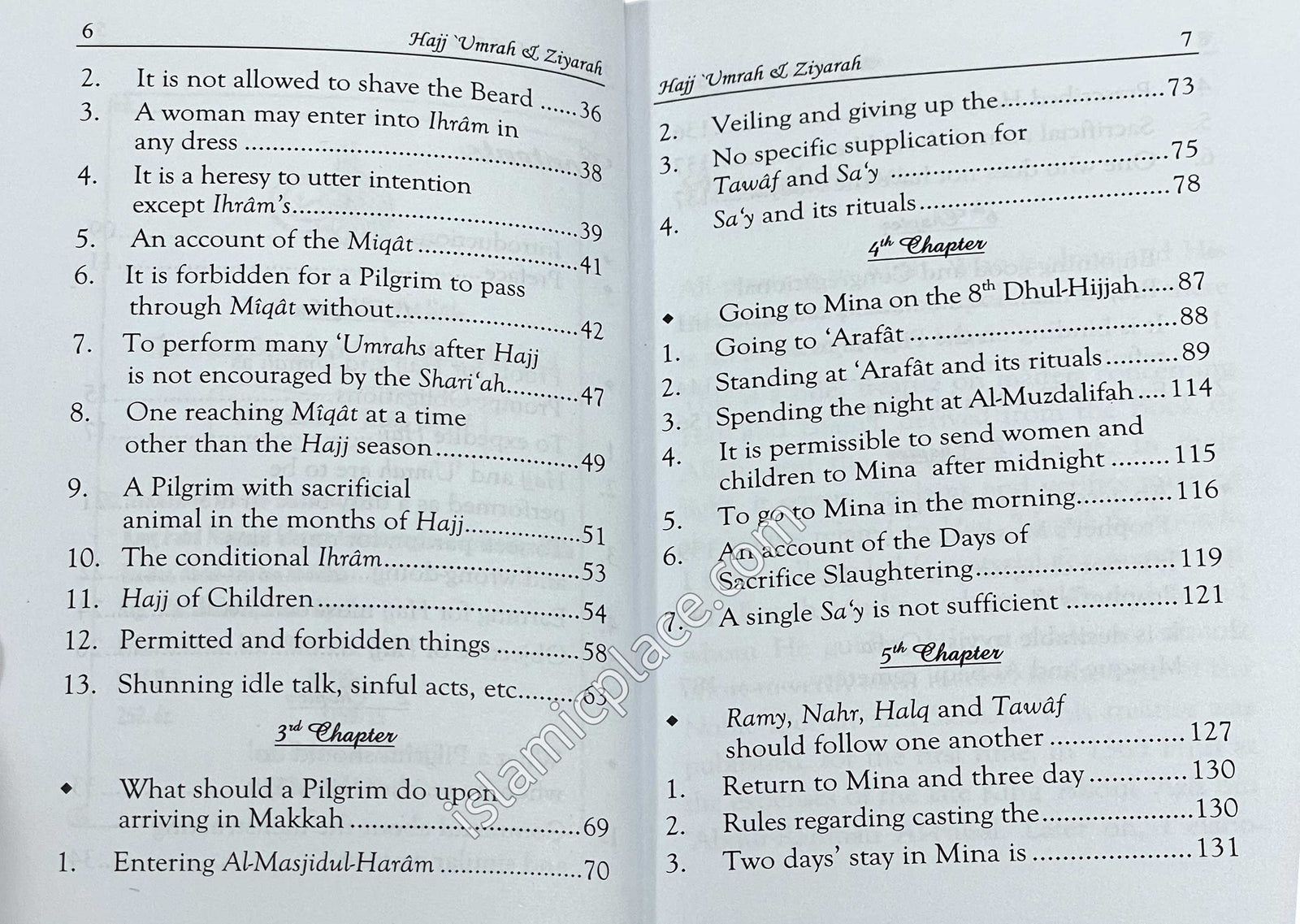 Verifying & Explaining many Matters of Hajj, Umrah & Ziyarah In the light of the Qur'an and The Sunnah (pocket size)
