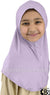 Lilac - Luxurious Lycra Hijab Al-Amira - Girl size 1-piece style