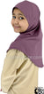 Light Plum - Luxurious Lycra Hijab Al-Amira - Girl size 1-piece style