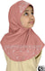 Nude - Luxurious Lycra Hijab Al-Amira with Silver Rhinestones - Girl size (1-piece)