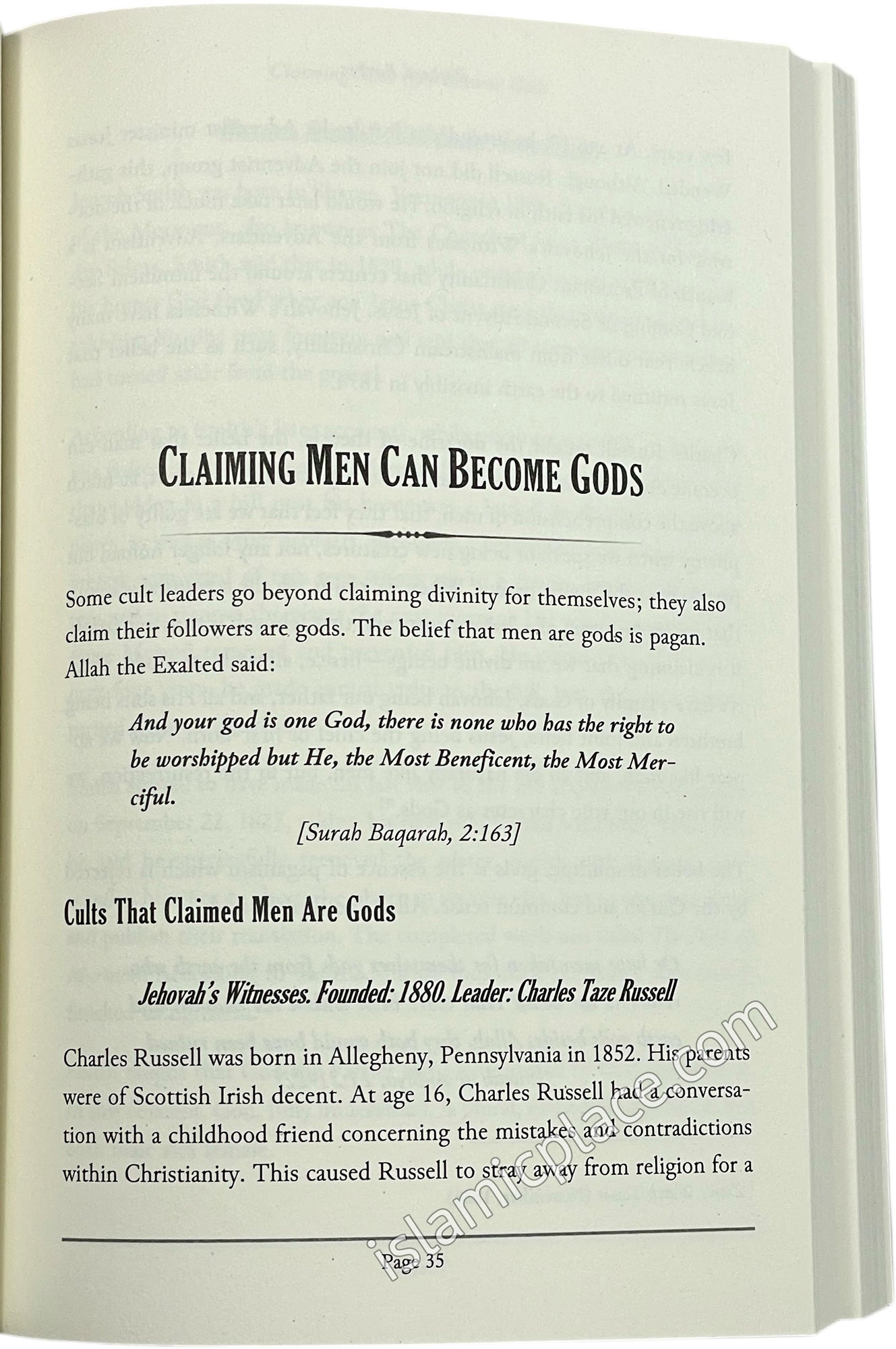 Islam's Cure to the Madness of Modern-Day Cults