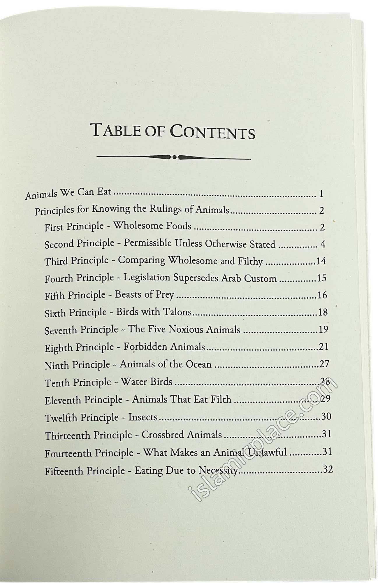Animals as Food - The Permissible & Impermissible