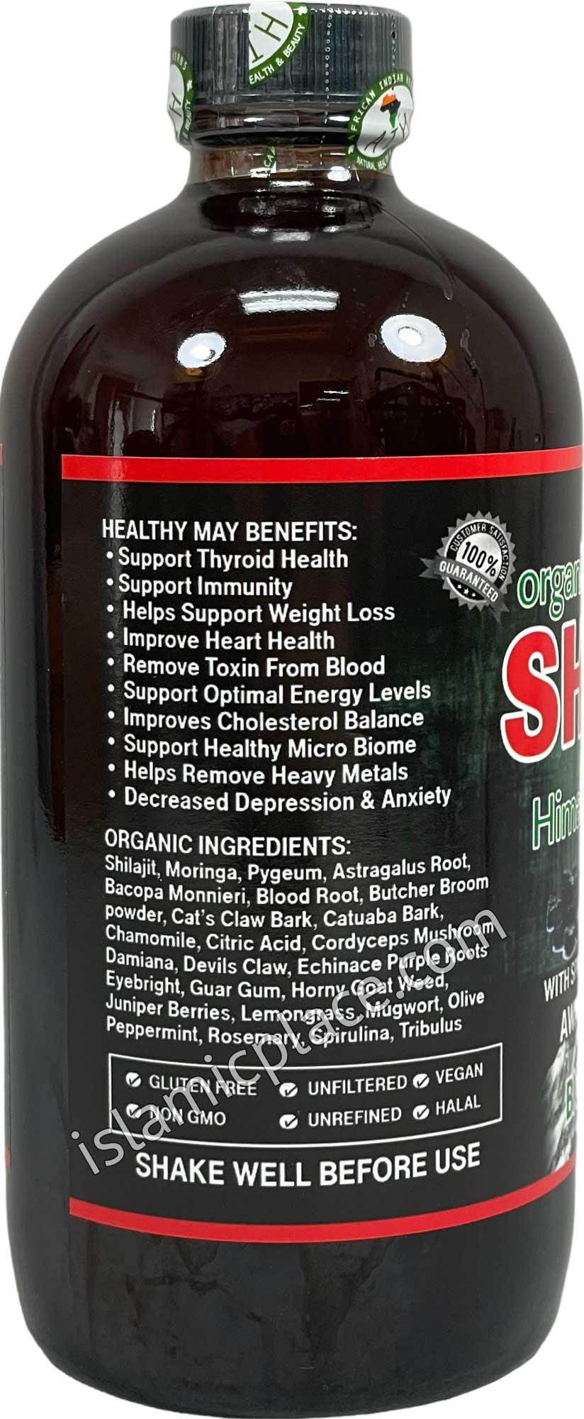 Organic Shilajit Himalayan Mountain Tonic - Awaken Your Pleasure Bigger & Harder 16 oz