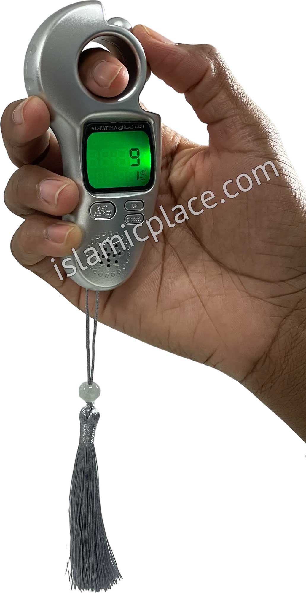 Silver - Electronic Tasbih with Azan and Prayer Times Reminder