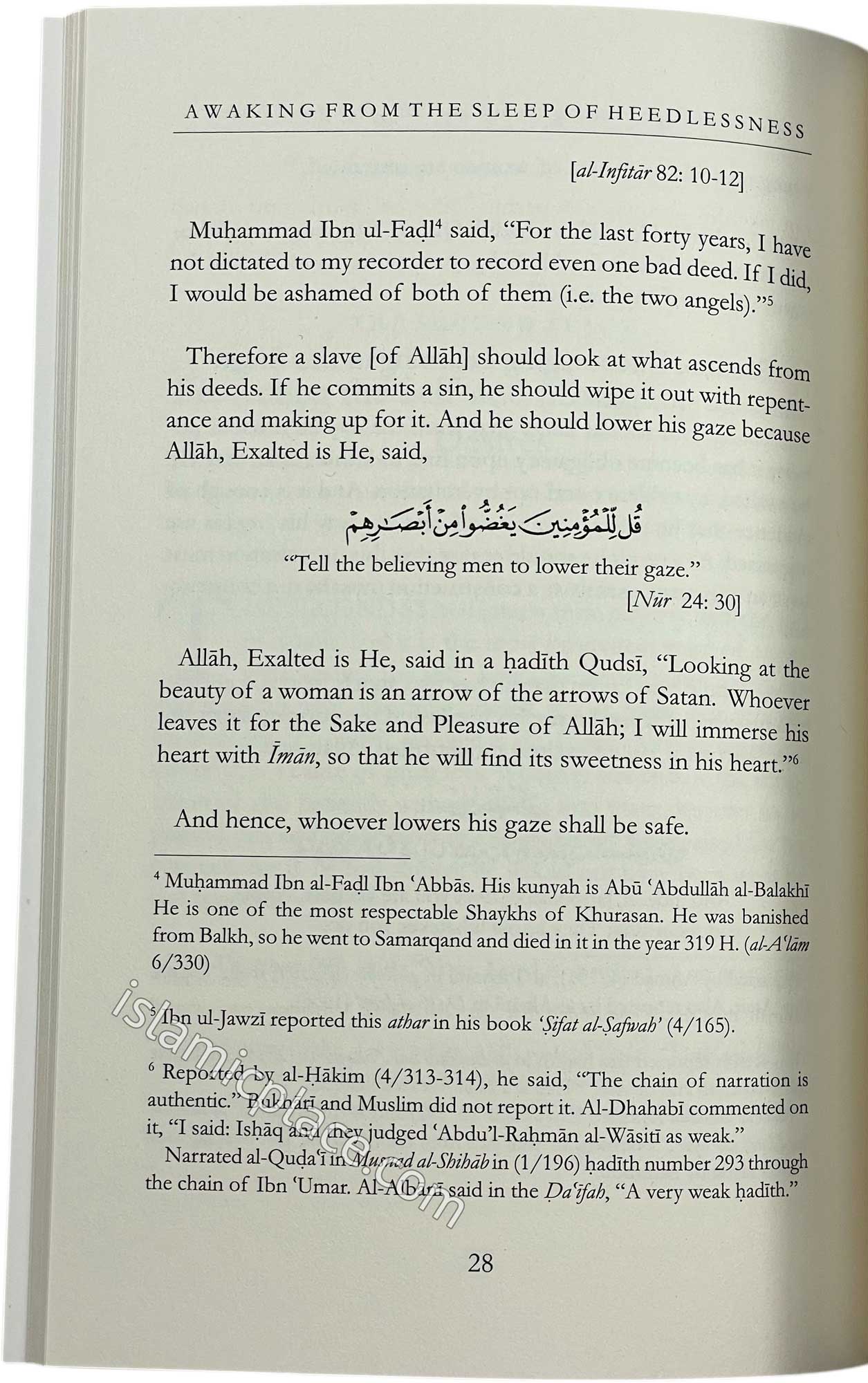 Awaking from the Sleep of Heedlessness