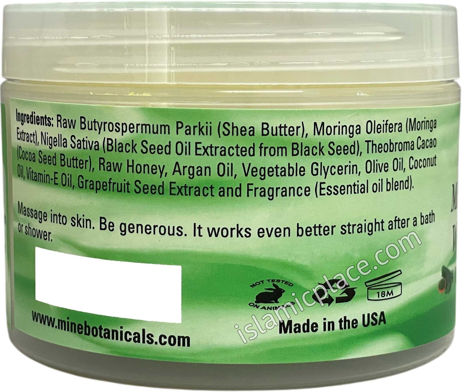 Moringa & Black Seed Whipped Shea Butter