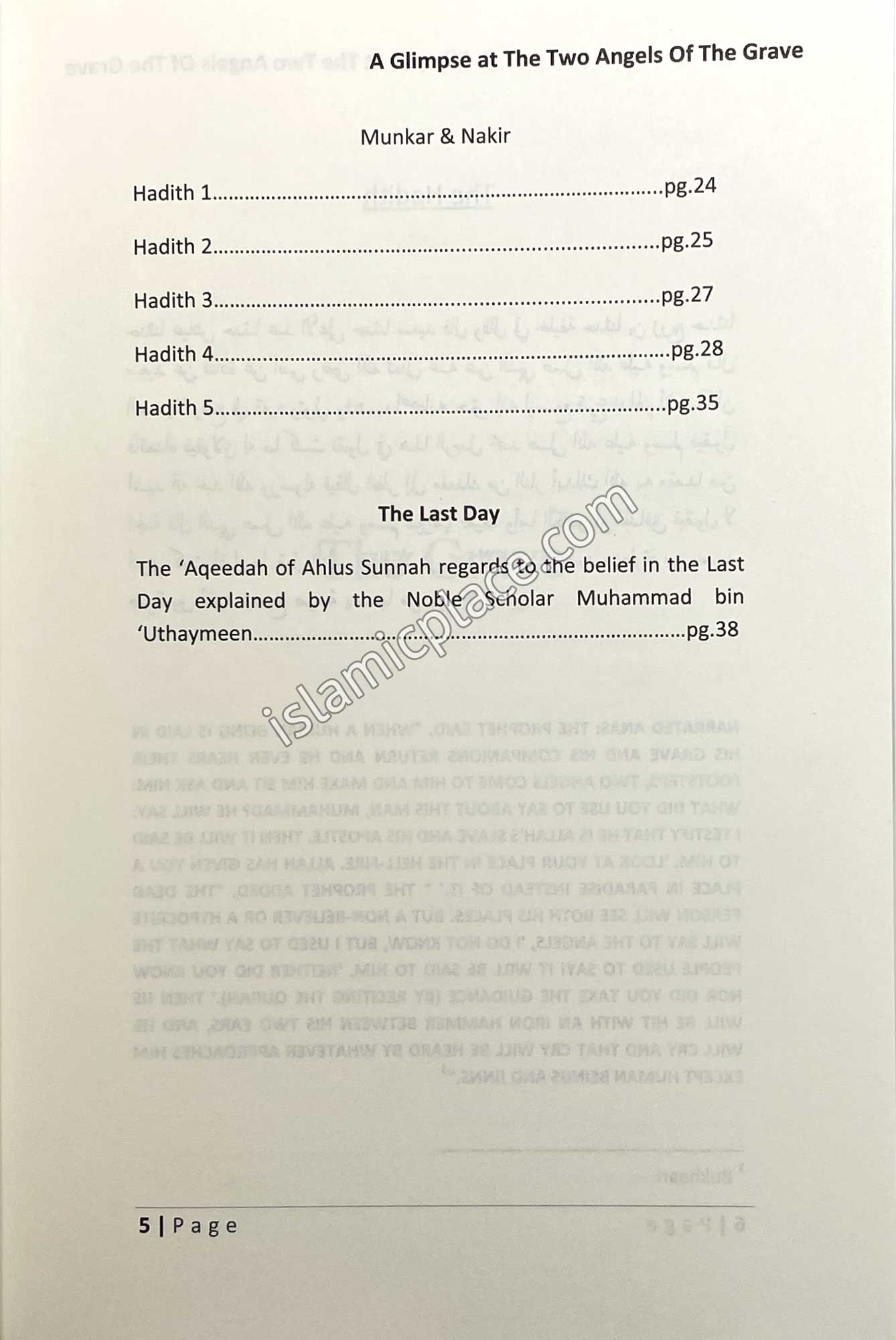 A Glimpse At The Two Angels Of The Grave