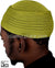 Light Olive Green - Elastic Knitted Indonesian Solid Kufi (original style)
