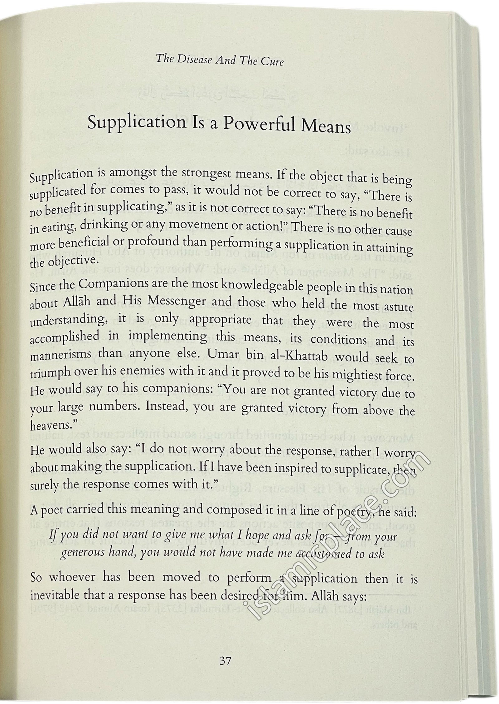 The Disease and The Cure Also Known as The Sufficient Answer for the One Who Asked About the Remedial Cure