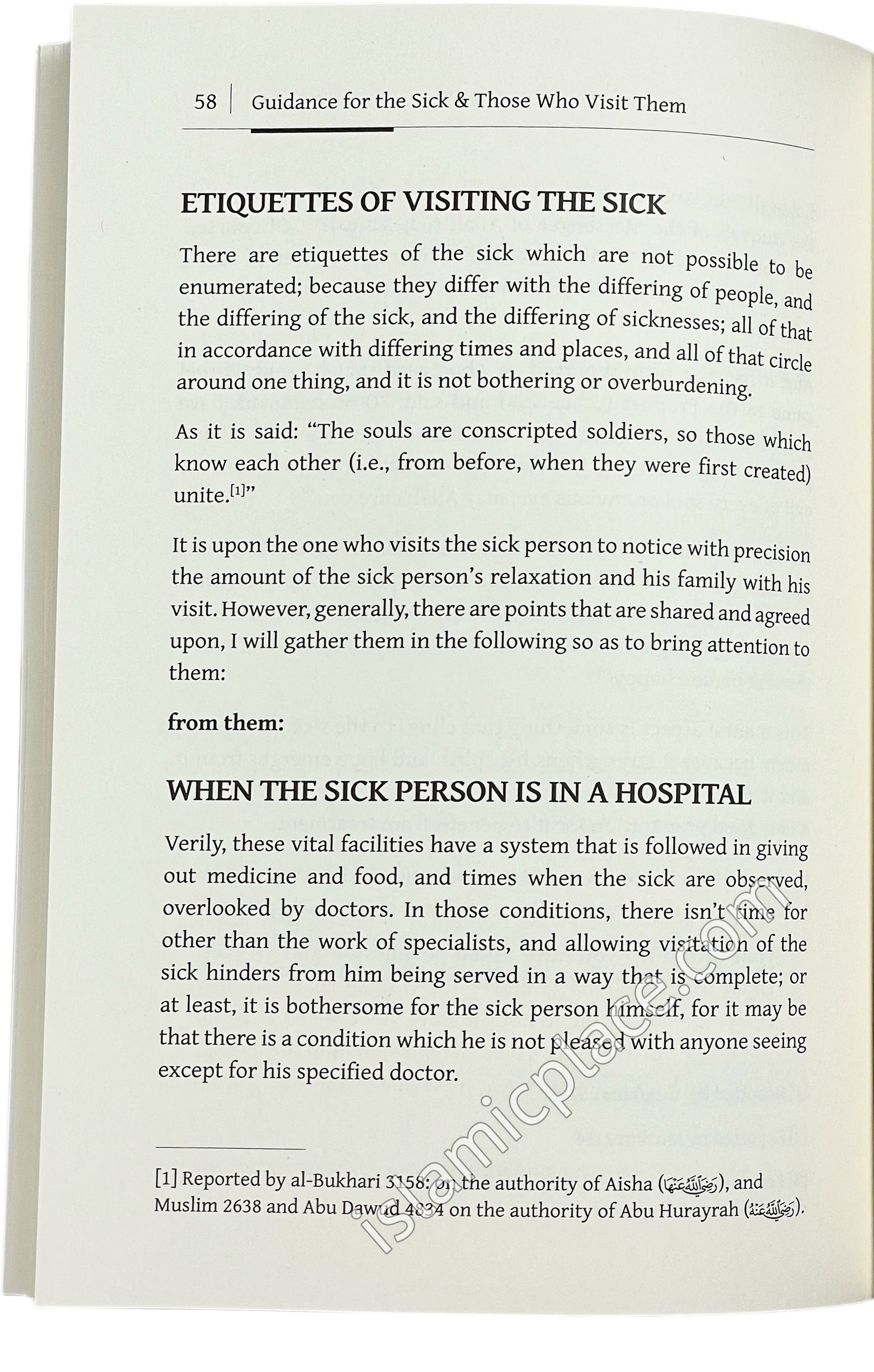 Guidance For the Sick & Those Who Visit Them