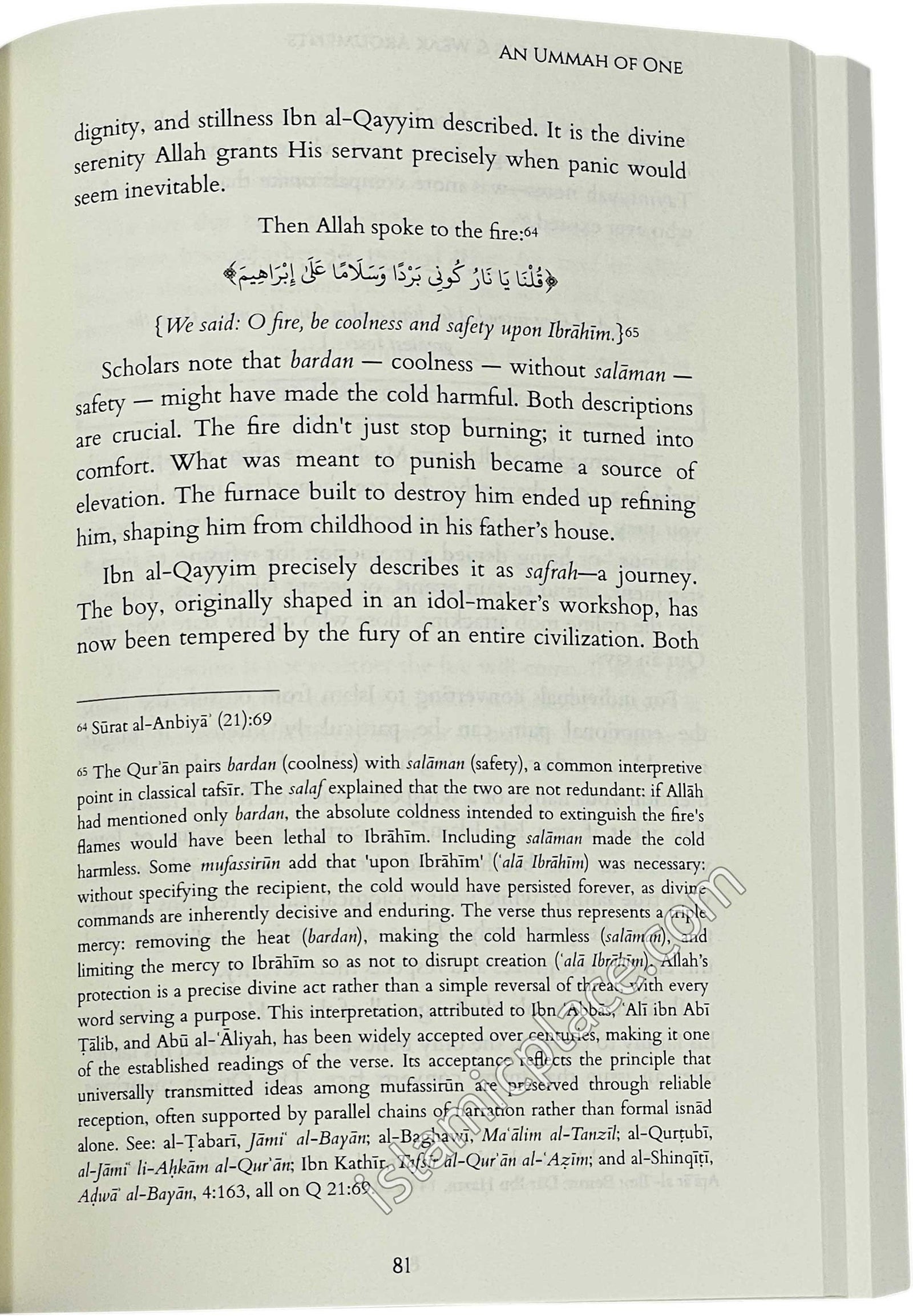 An Ummah of One - Building Faith, Family, and Civilization through the Story of Prophet Ibrahim - Stories of the Prophets: Volume 3