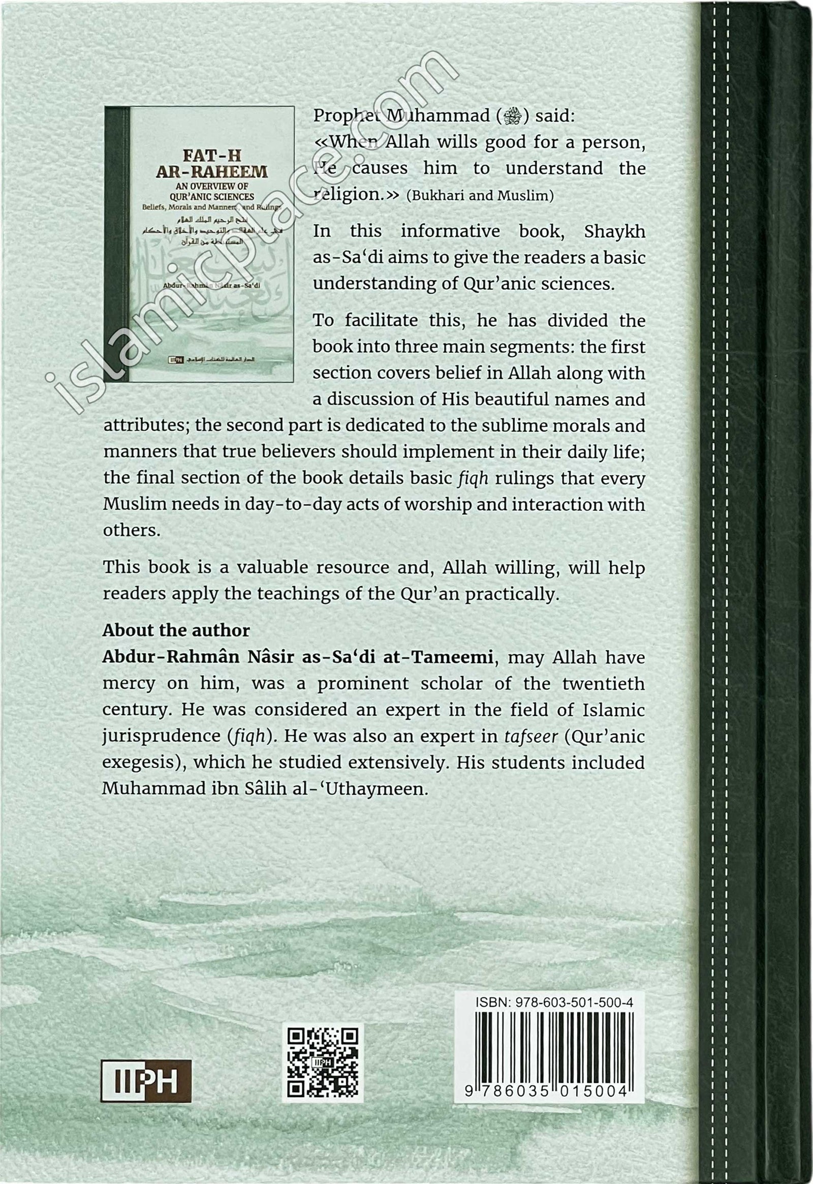Fat-h Ar-Raheem - An Orverview of Qur'anic Sciences - Beliefs, Morals and Manners, and Rulings