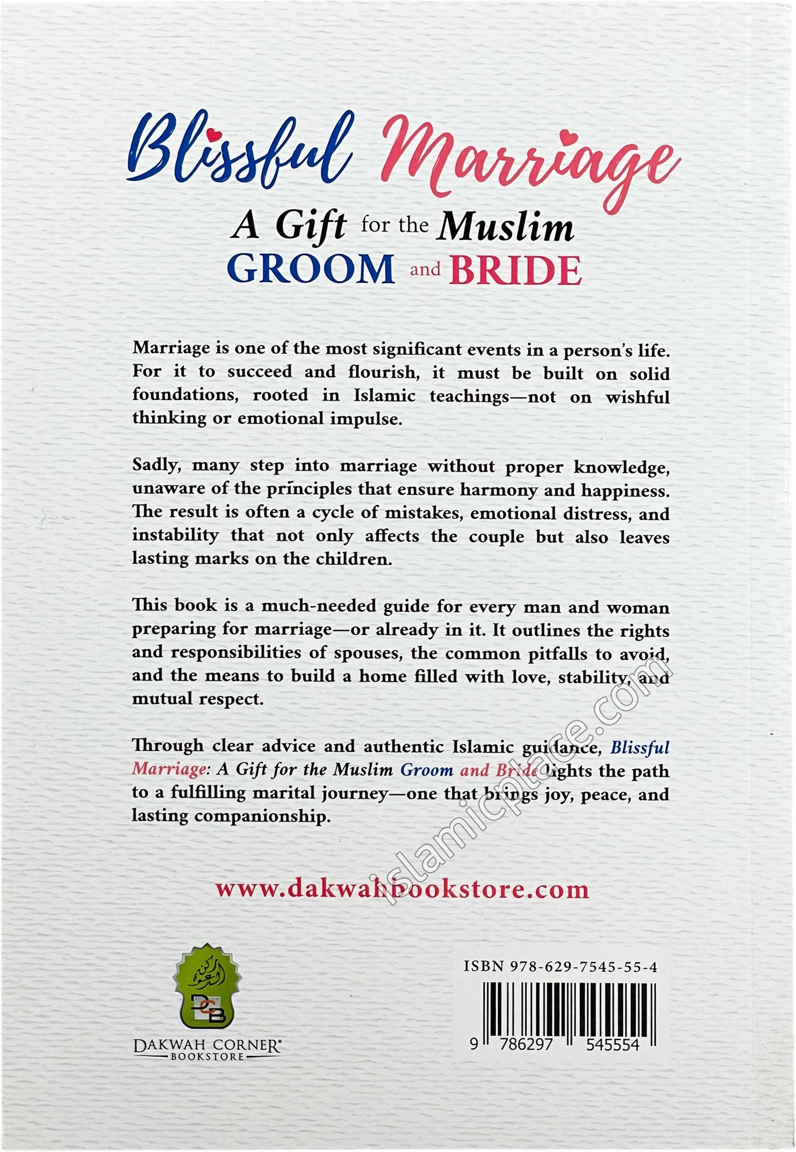 Blissful Marriage - A Gift for the Muslim Groom and Bride