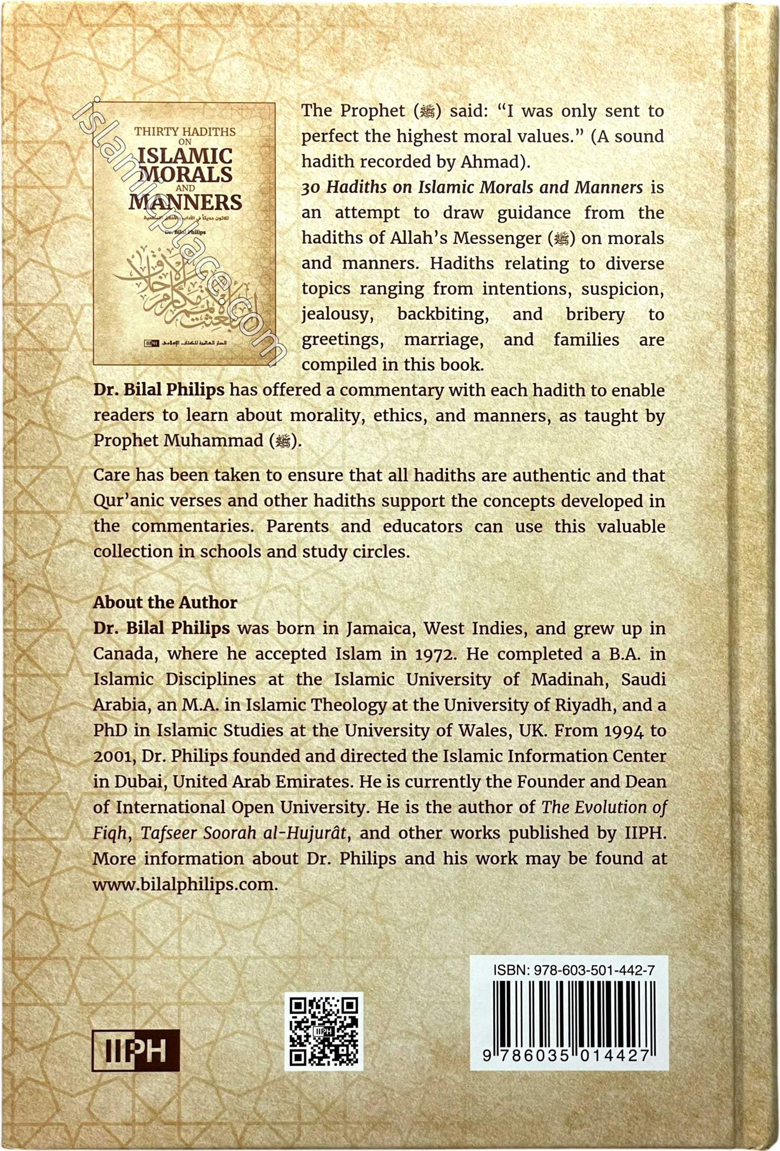 Thirty Hadiths on Islamic Morals and Manners