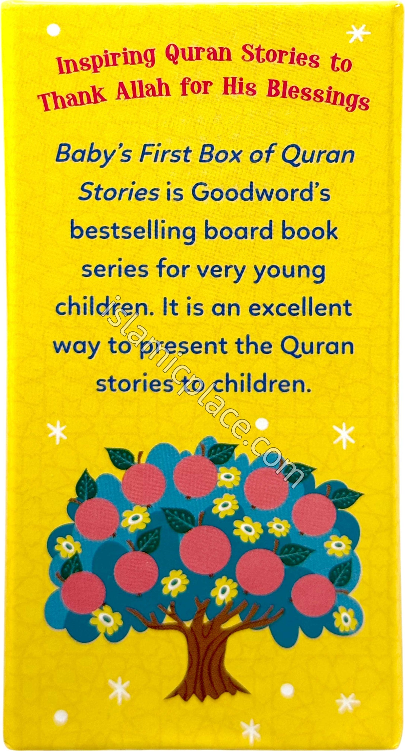 Baby's First Box of Quran Stories - vol 1 - set of 5 board books - Inspiring Quran Stories to Thank Allah for His Blessings