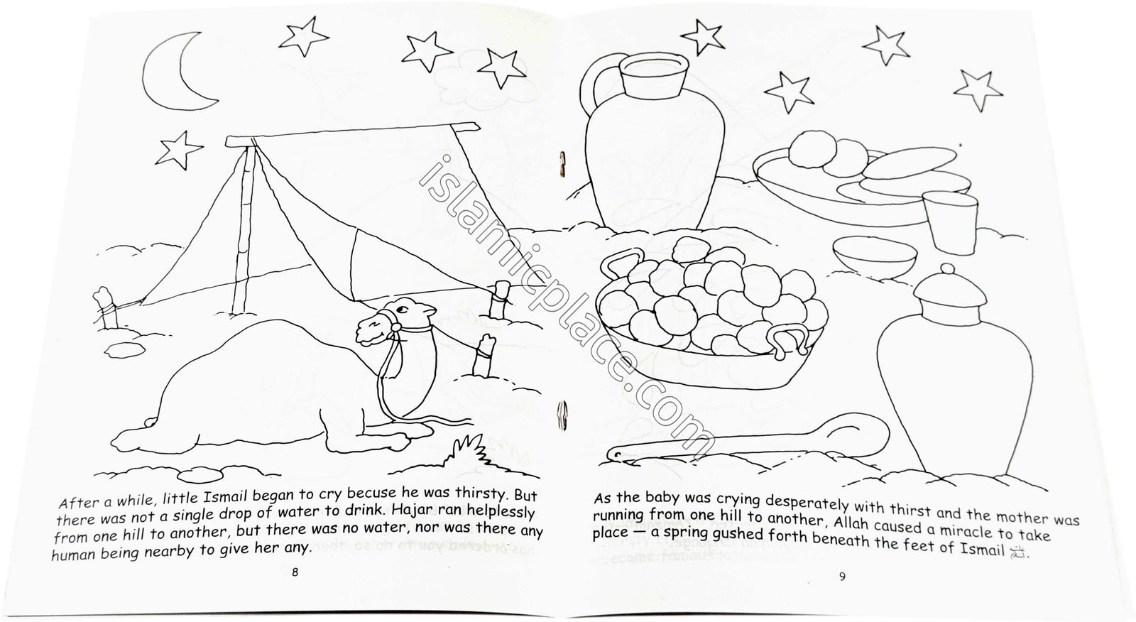The Story of the Prophet Ibrahim (Coloring Book) Children's Stories from the Quran