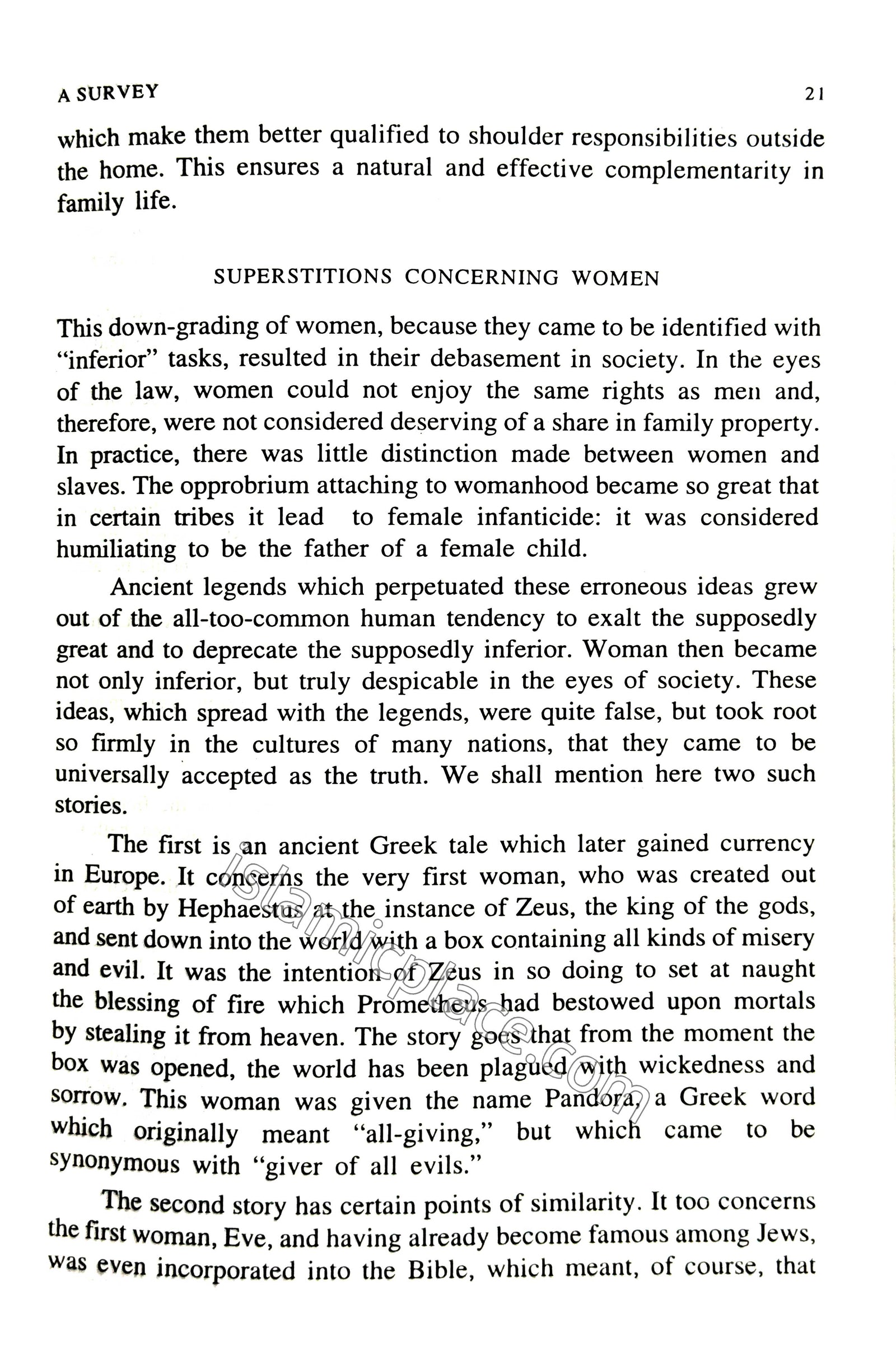 Woman Between Islam and Western Society
