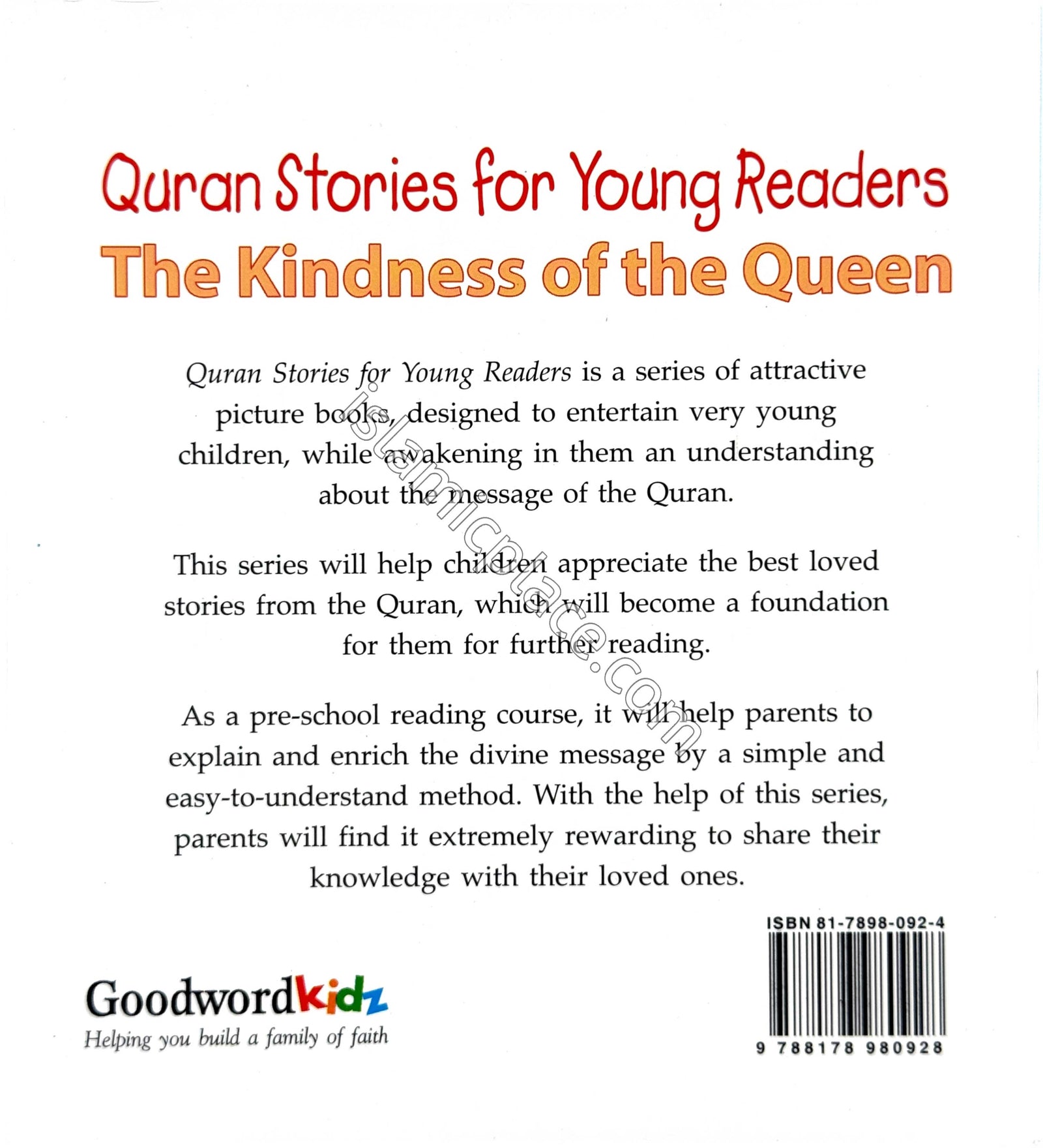 The Kindness of the Queen - Quran Stories for Young Readers