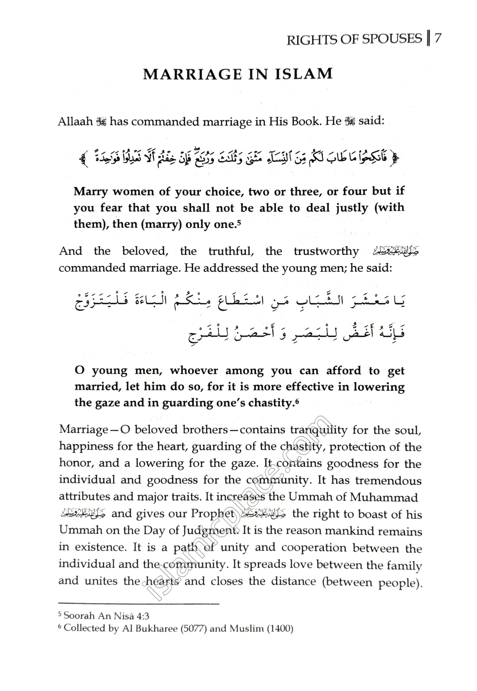 Rights of the Spouses