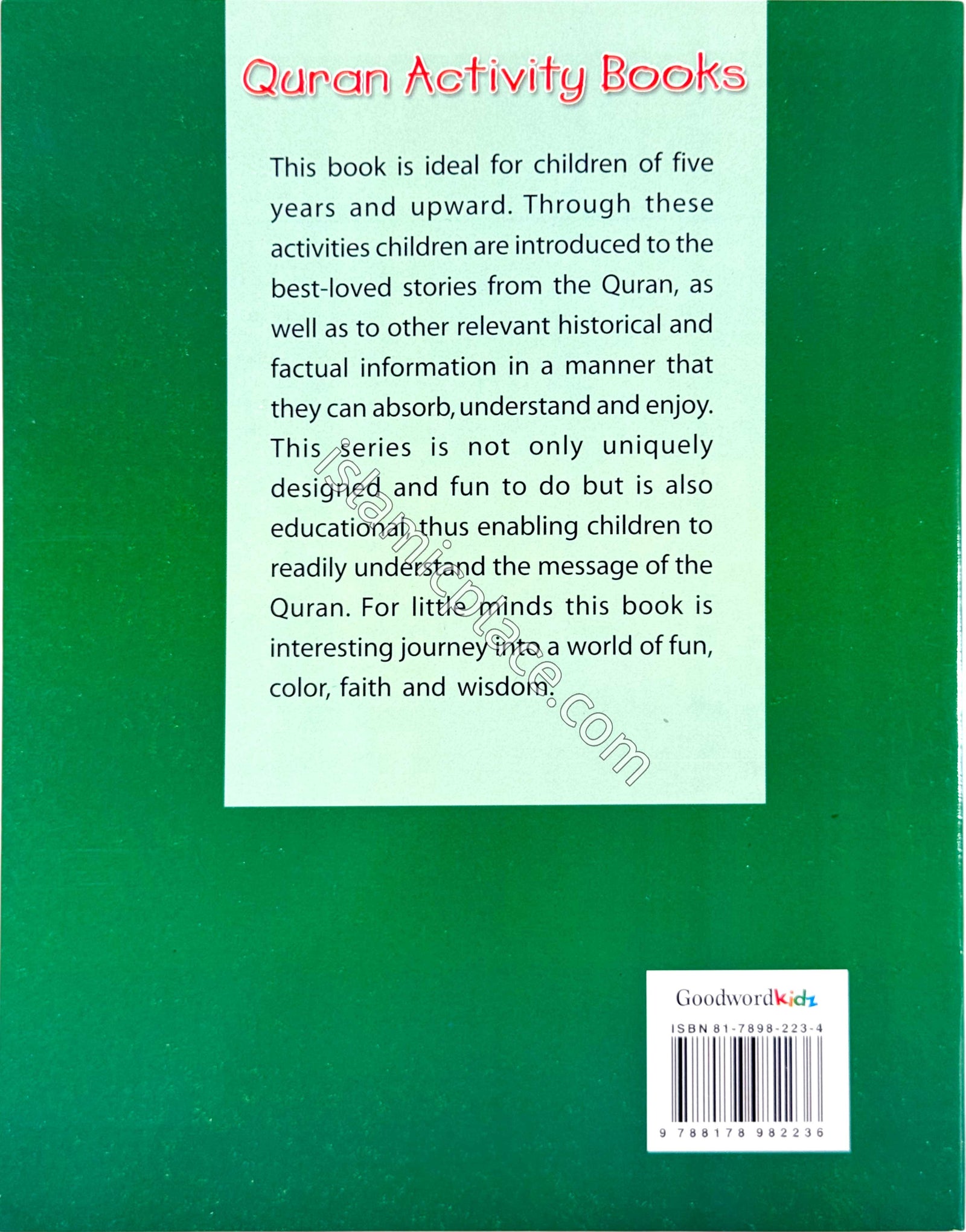 The Spring of Zamzam and other stories - Quran Activity Books - Fun to color and do