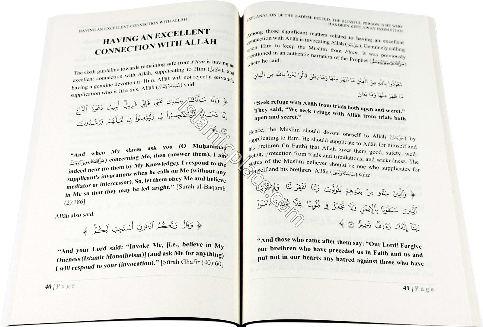 Explanation of the Hadith Indeed the Blissful Person is He Who Has Been Kept Away from Fitan