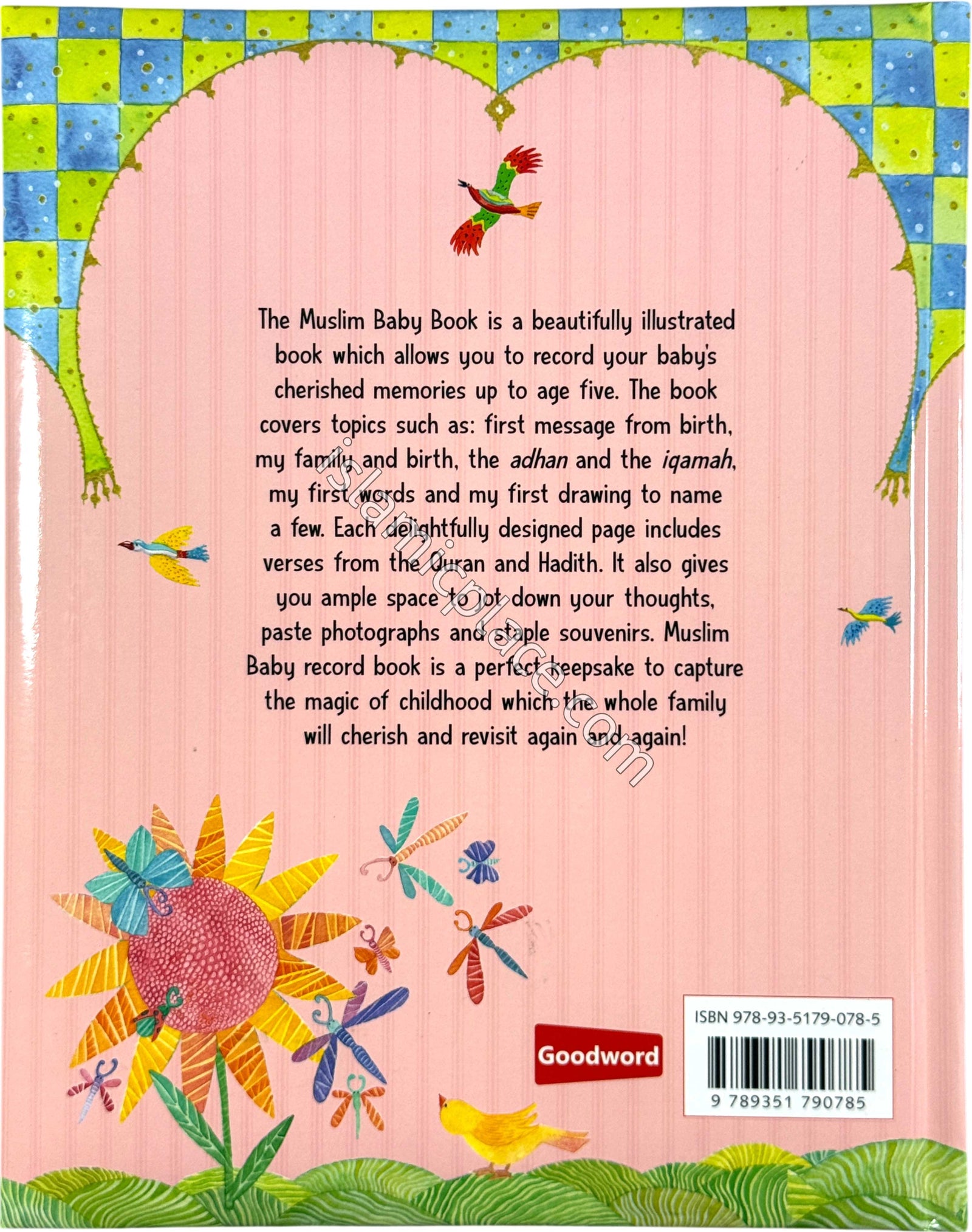 Muslim Baby Book for Girls - Keep a Record of Your Baby's Special Moments