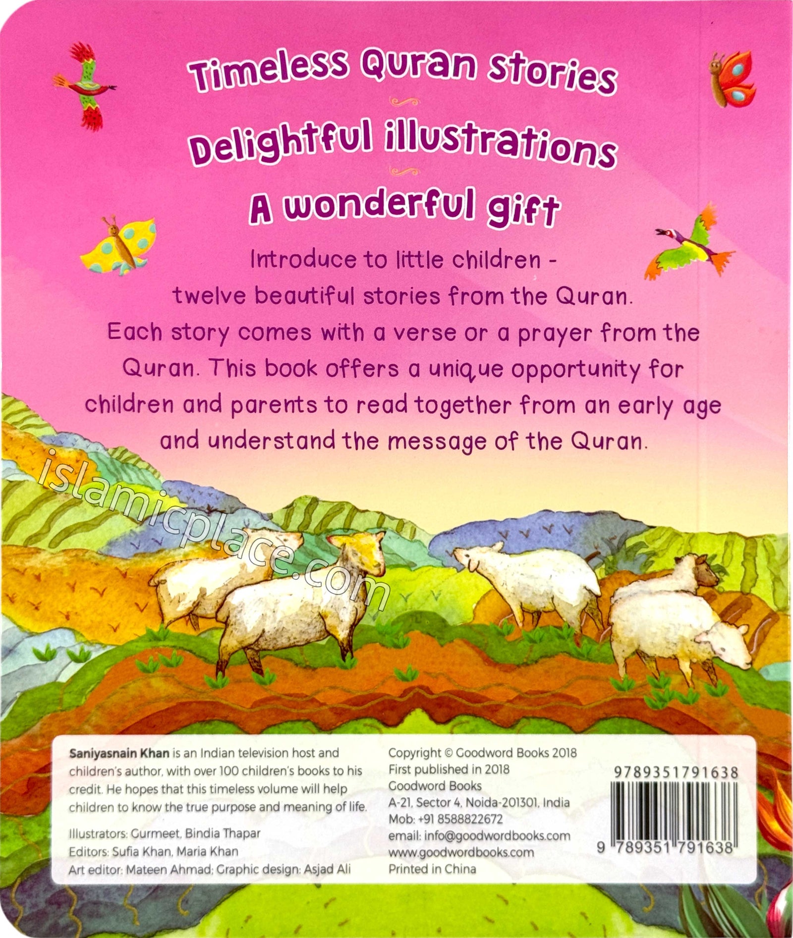 Quran Stories for Toddlers - Board Book for Girls