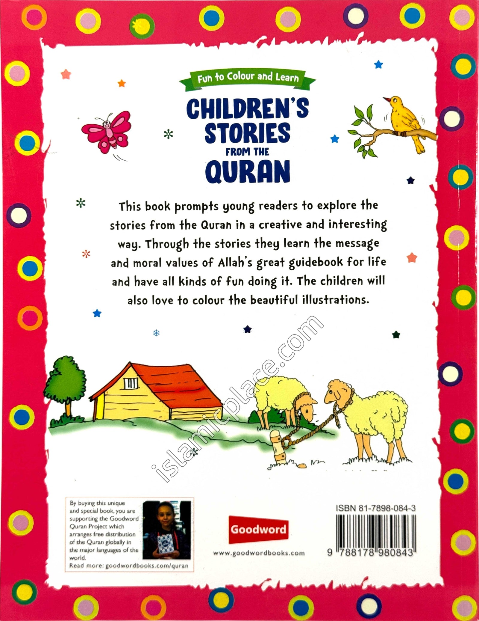 Children's Stories from the Quran - Big Coloring Book 1 - Fun to Color and Learn