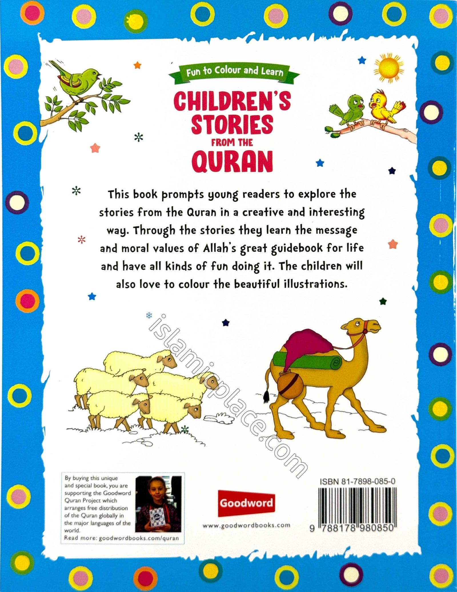 Children's Stories from the Quran - Big Coloring Book 2 - Fun to Color and Learn