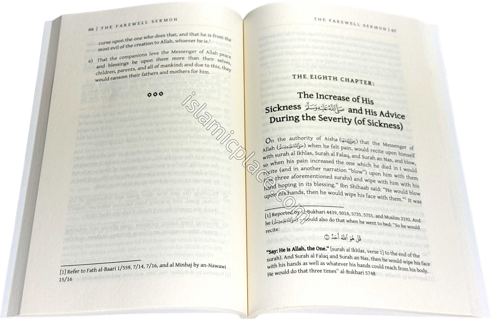 The Farewell Sermon - Lessons, Advices & Admonishments