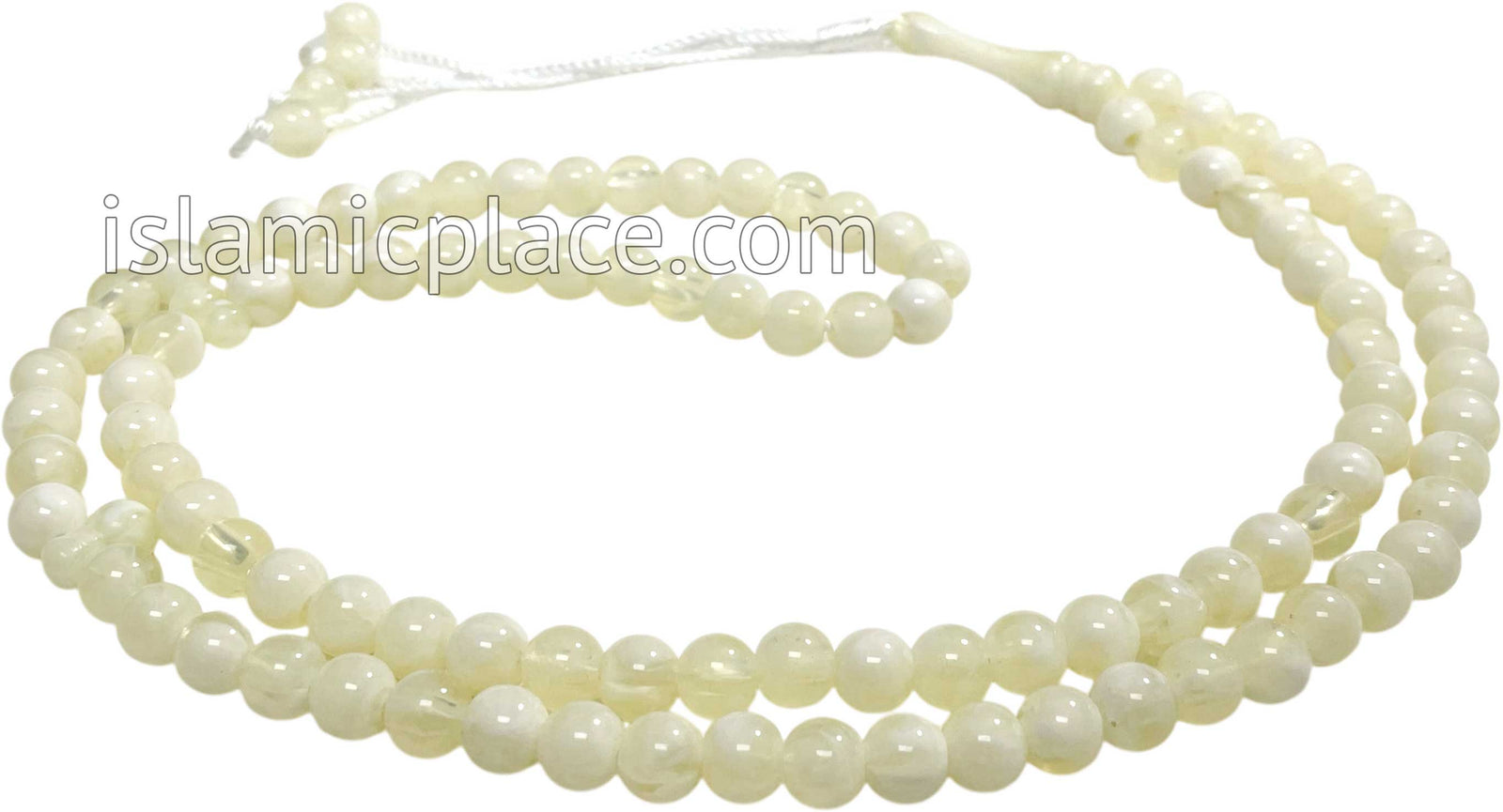 Cream Pearl - Khalil Tasbih Prayer Beads