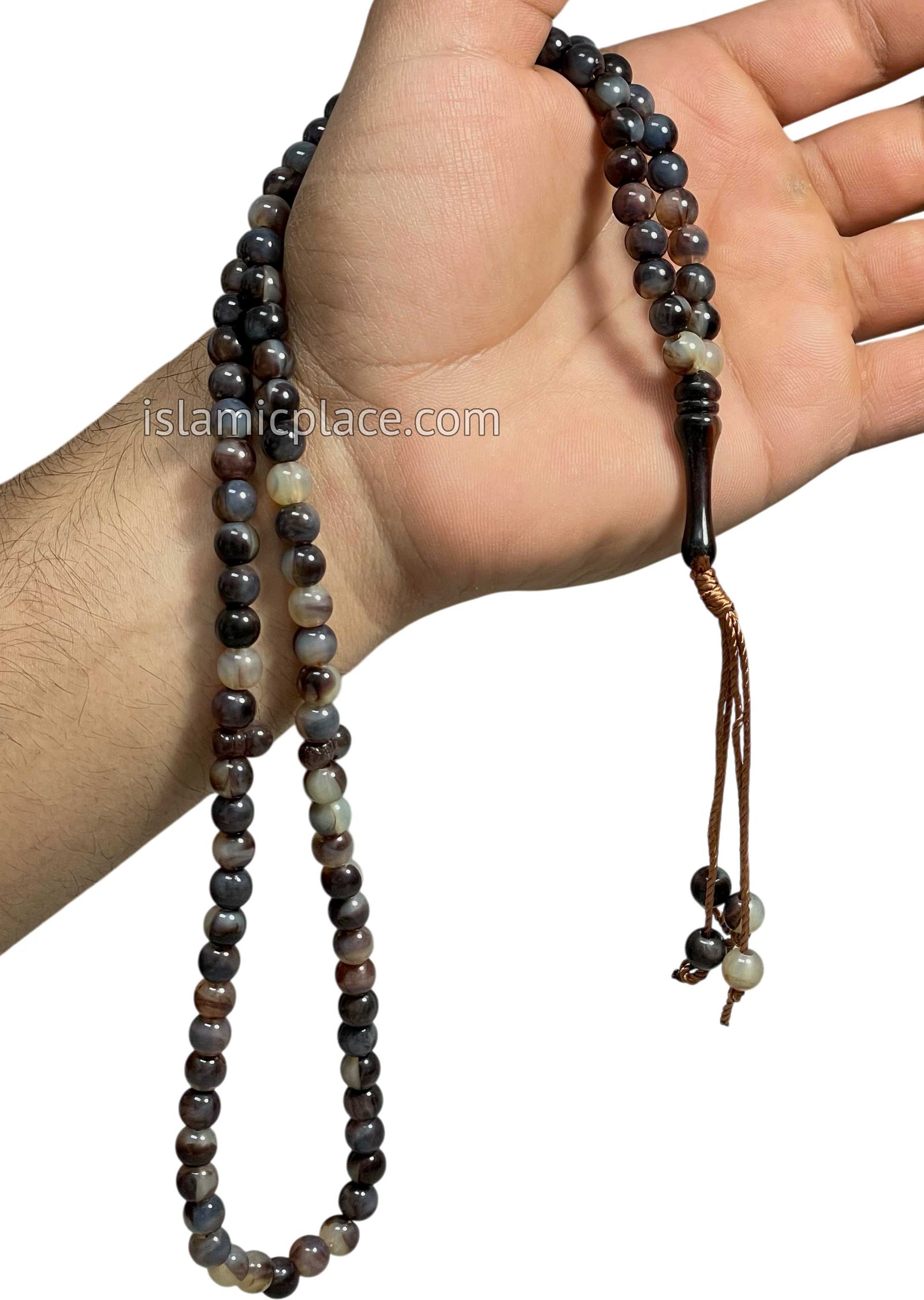 Marble Brown - Khalil Tasbih Prayer Beads