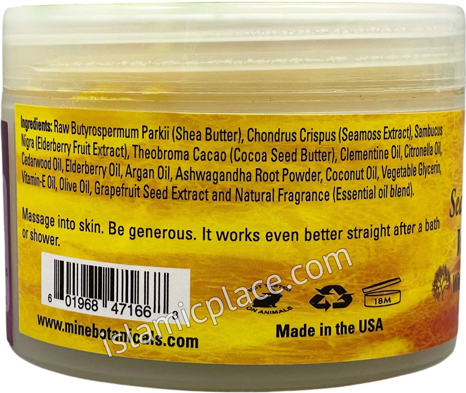 Sea Moss with Elderberry Whipped Shea Butter