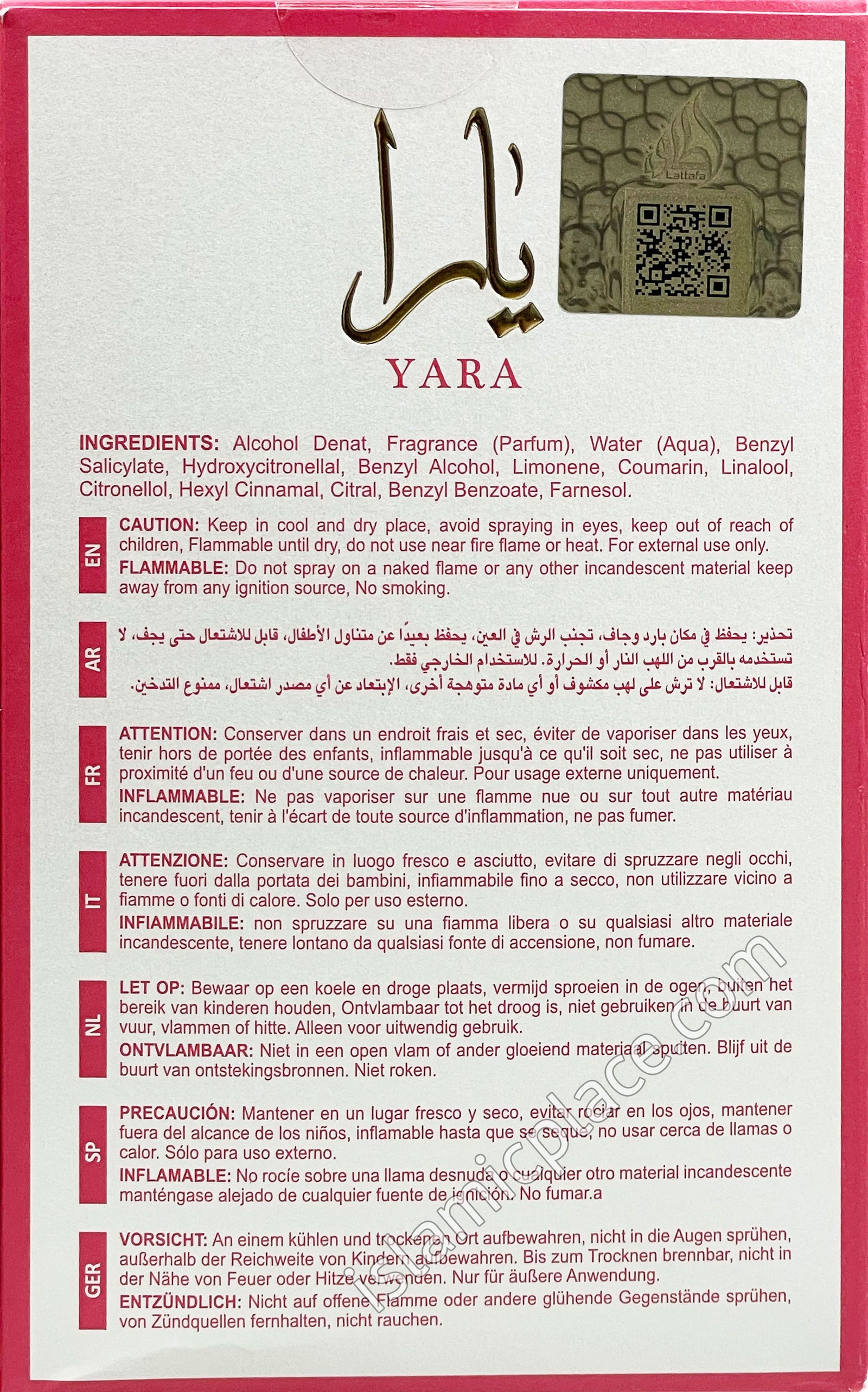 Yara Candy - Perfume by Lattafa 100ml