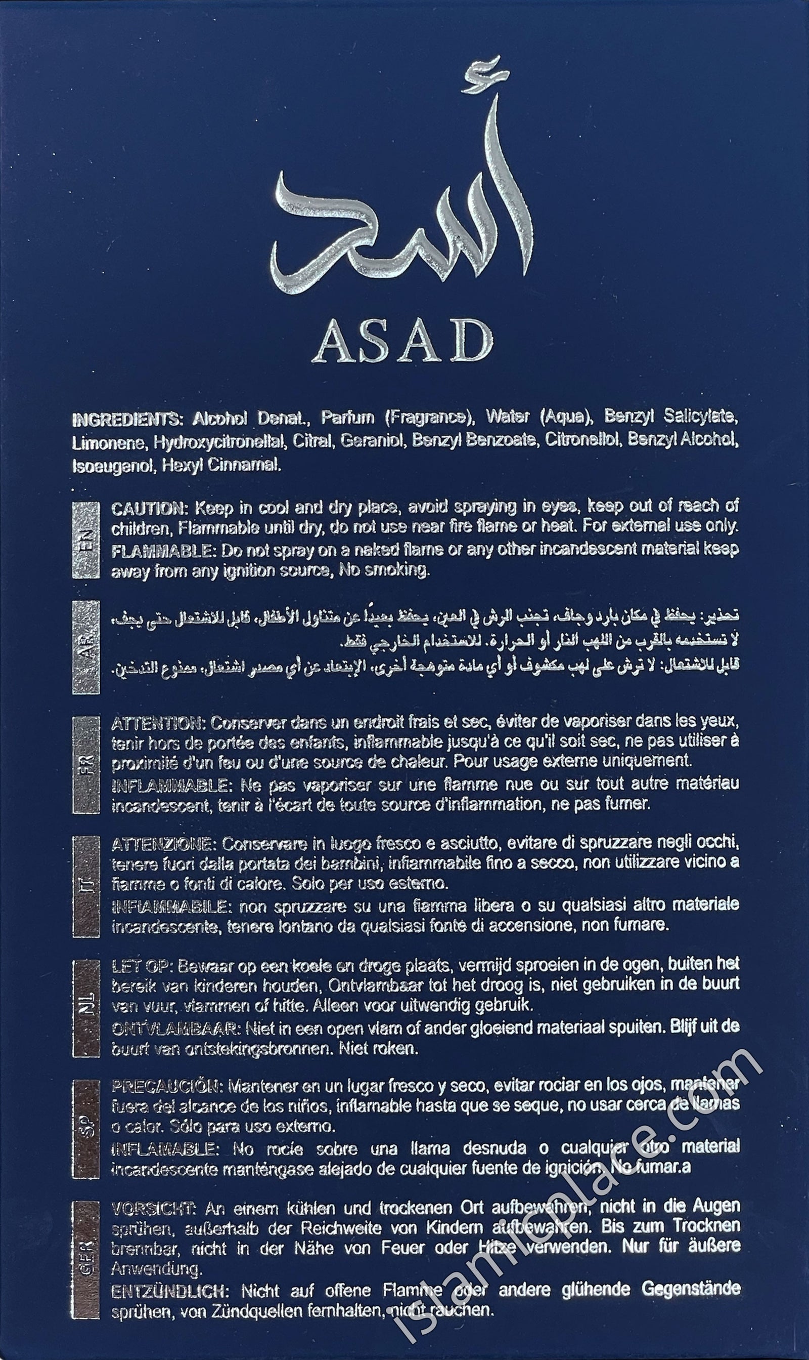 Asad Zanzibar - Perfume by Lattafa 100ml