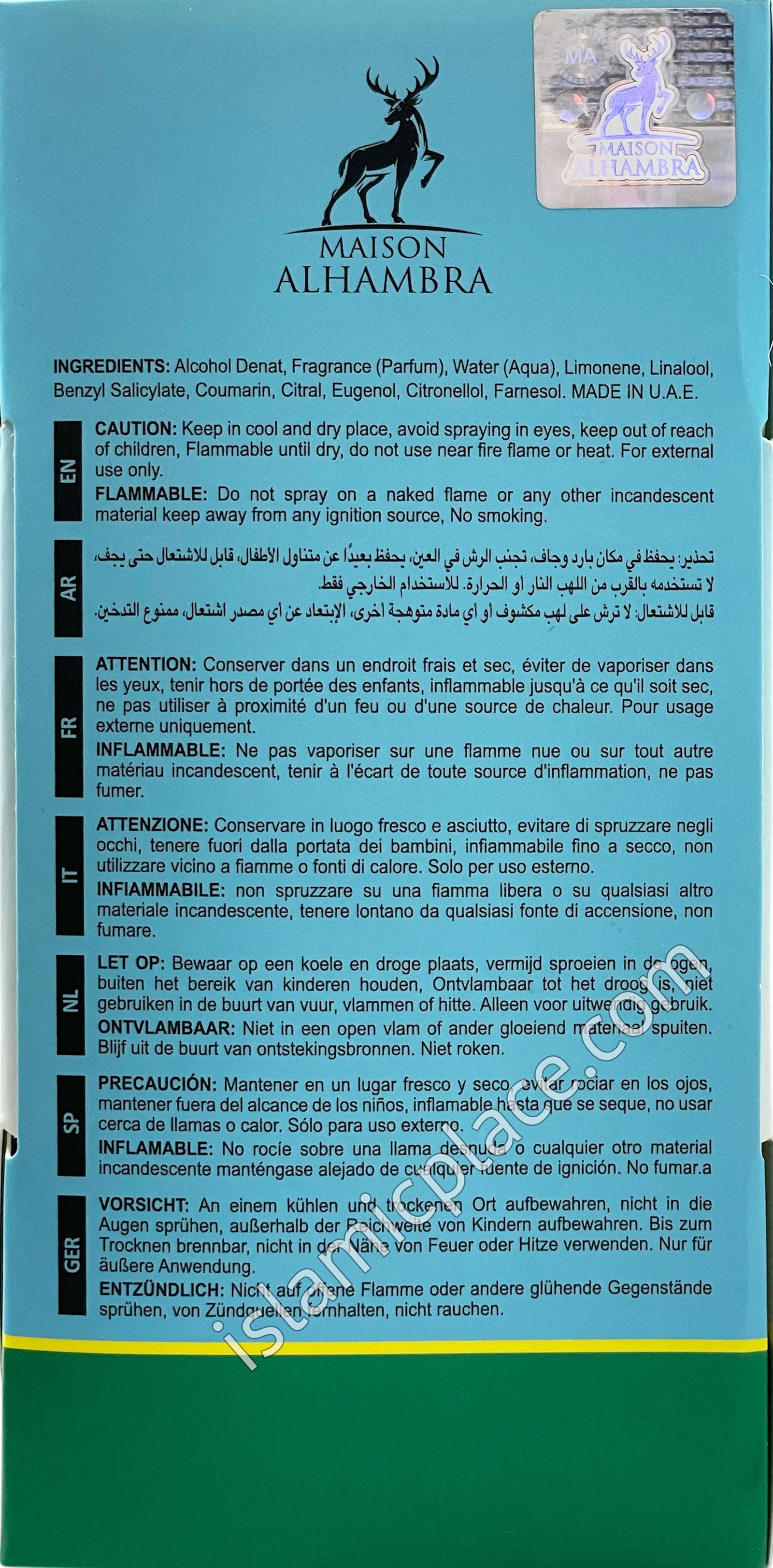 Jean Lowe vibe - Perfume by Maison Alhambra 100ml