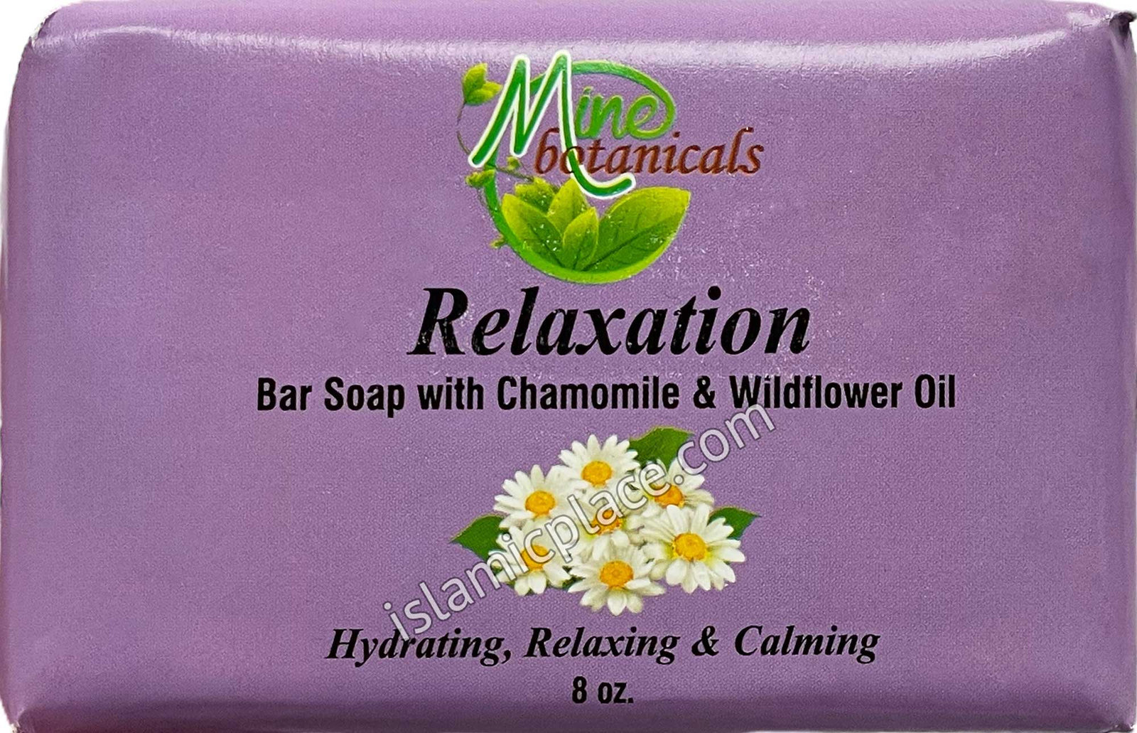 Relaxation Bar Soap with Chamomile & Wildflower Oil - 8 oz bar by Mine Botanicals