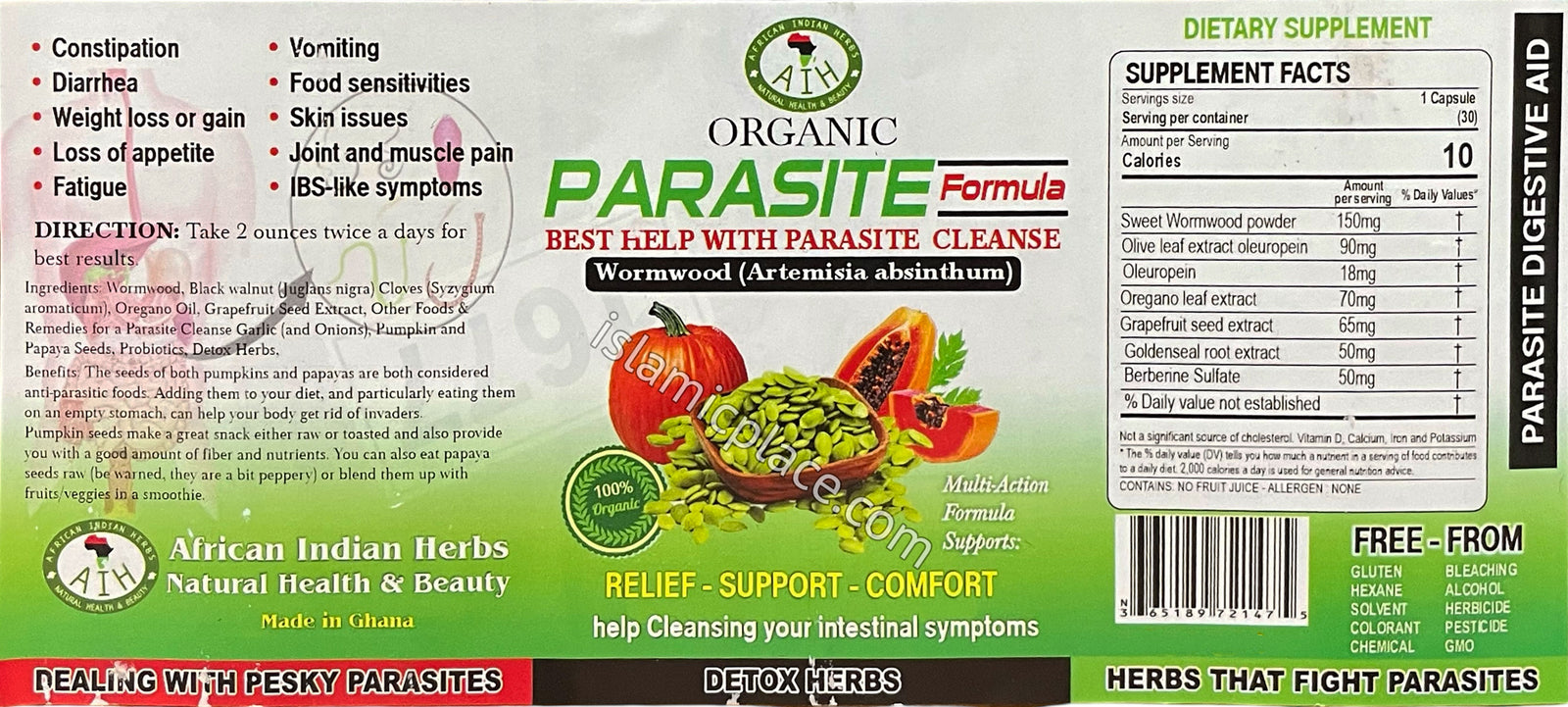 Organic Parasite Formula 16 oz