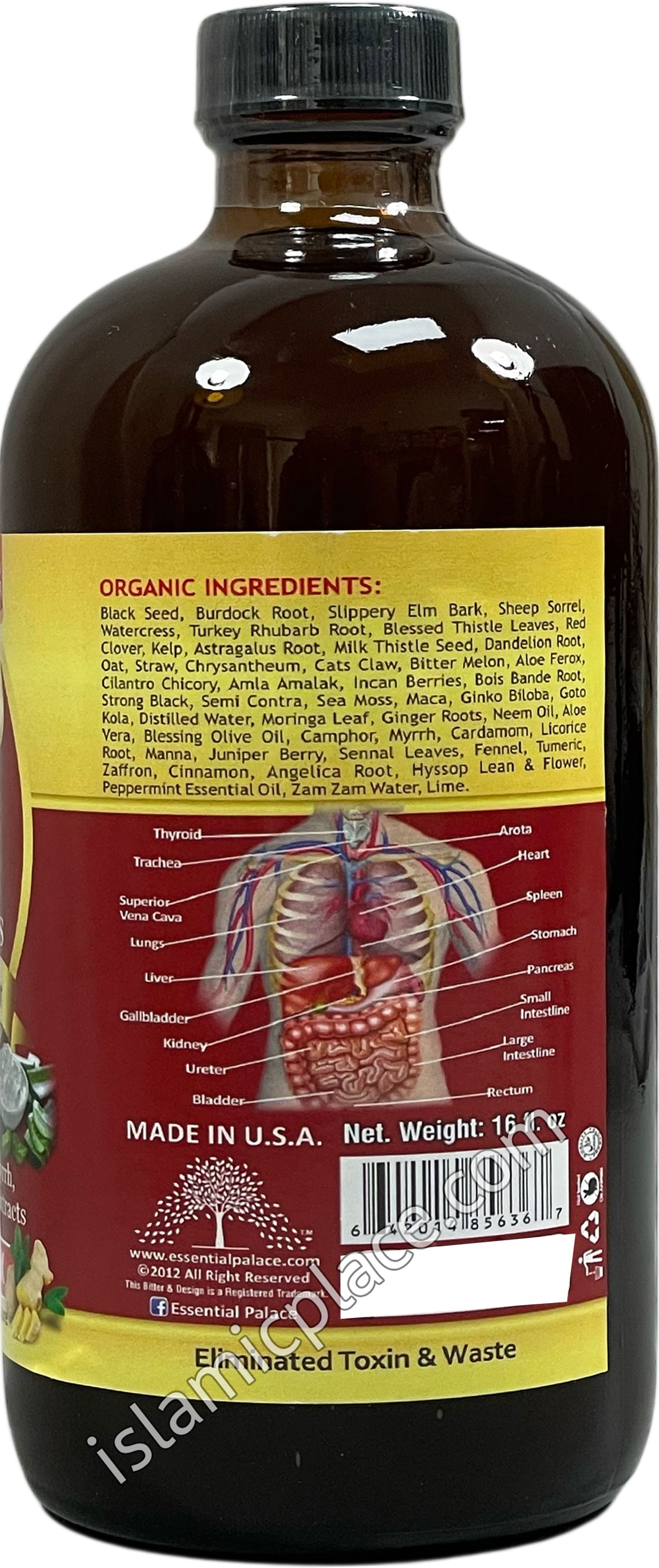 Organic Black Seed Living Bitters 16 oz