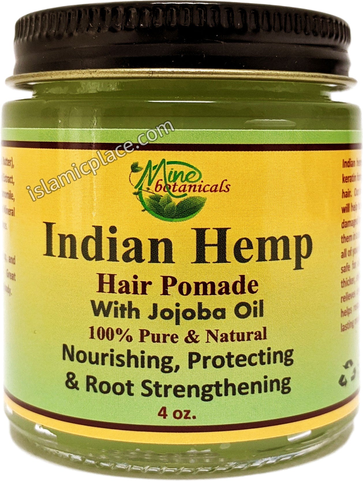 Indian Hemp Hair Pomade with Jojoba Oil