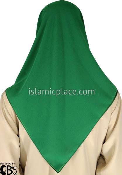 Moss Green - Georgette 45" Square Khimar
