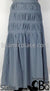 Slate - Ruqayyah Ruched Skirt by BintQ - BQ119