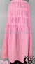 Pink - Ruqayyah Ruched Skirt by BintQ - BQ119