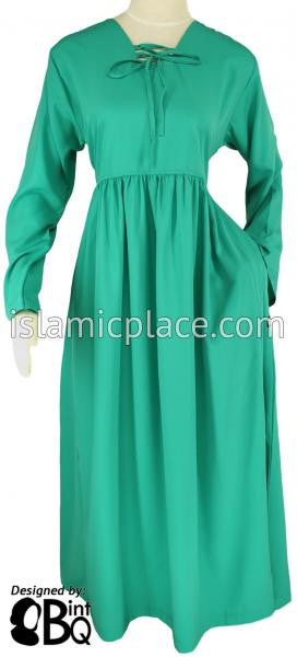 Turquoise - Yaminah Swing Abaya by BintQ - BQ42