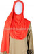 Fire Orange Plain - Jamila Jersey Shayla Long Rectangle Hijab 30"x70"