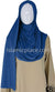 Cobalt Plain - Jamila Jersey Shayla Long Rectangle Hijab 30"x70"