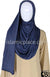Denim Blue Plain - Jamila Jersey Shayla Long Rectangle Hijab 30"x70"