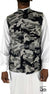 Charcoal & Gray - Camouflage Army Fatigue Waistcoat Vest by Ibn Ameen