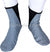 Silver Gray - Elastic Slip-on Khuff Leather socks